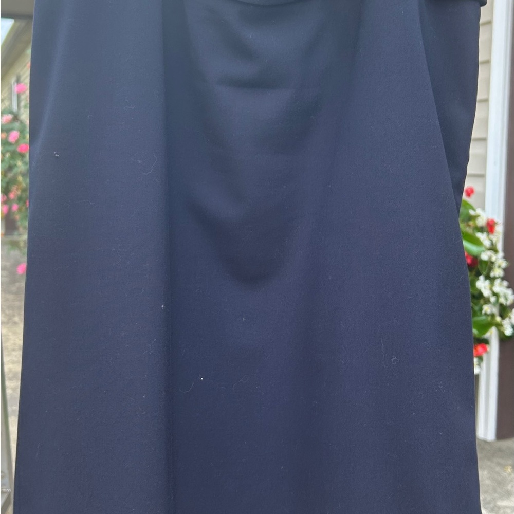 Adrienne Vittadini Strapless Black Dress